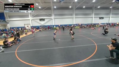 126 lbs Cons. Round 3 - Christian Brown, Unattached vs Sebastian Gonzalez, Eagle Empire
