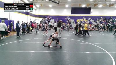 75 lbs Round 3 - Zacari Arneaud, Mighty Warriors Wrestling Acad vs James Bowman, Mighty Warriors Wrestling Acad