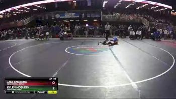 2A 138 lbs Champ. Round 1 - Kylen McQueen, Sebastian River vs Jace Engberg, New Smyrna Beach