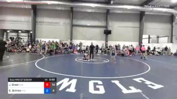 33 kg Prelims - Jenna Greer, Bad Karma Renegades vs Emma Grimes, Wyoming Seminary (W)