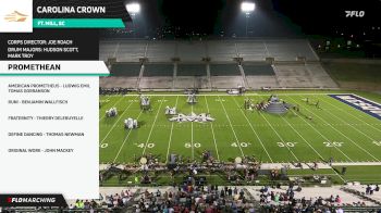 CAROLINA CROWN PROMETHEAN MULTI CAM at 2024 DCI Mesquite presented by Fruhauf Uniforms (WITH SOUND)