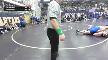 285 lbs Quarterfinal - Quincy King, Missoula Big Sky/Loyola Sacred Heart vs Ciaus Kimpel, Mead