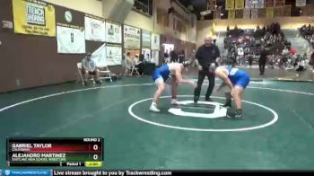 195 lbs Round 2 - Alejandro Martinez, Eastlake High School Wrestling vs Gabriel Taylor, California