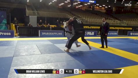 Wellington Leal Dias vs Brian William Lewis 2025 Pan Jiu Jitsu IBJJF Championship