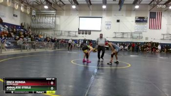 130 lbs Quarterfinal - Annaliese Steele, St Helens vs Erica Mungia, South Salem