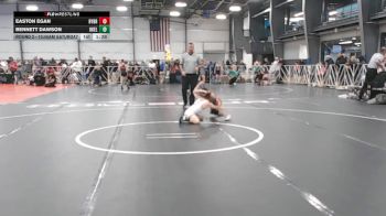 72 lbs Round 2 - 10:45am Saturday - Bennett Dawson, Oklahoma Elite vs Easton Egan, Backyard Brawlers