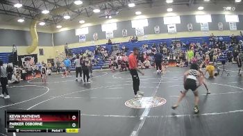 80 lbs Quarterfinal - Kevin Mathews, Fort Mill Wrestling Club vs Parker Osborne, C2X