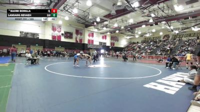 105 lbs Cons. Round 7 - Lansang Nevaeh, Gahr vs Naomi Bonilla, Fillmore