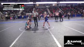 90 lbs Cons. Round 1 - Evacy Chestnut, Norton Wrestling Club vs Grace Madden, Topeka Blue Thunder