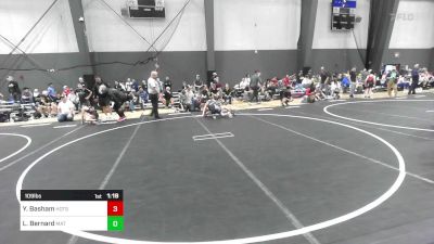 109 lbs Round Of 16 - Yandel Basham, Hotshots Wrestling vs Lincoln Bernard, Mat Rats Rebooted