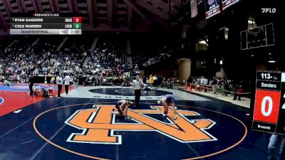 113-5A Quarterfinal - Cole Warren, Creekview vs Ryan Sanders, Brunswick