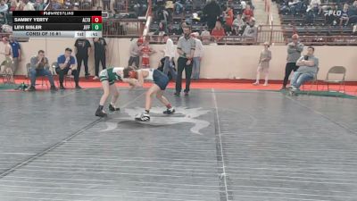 80_B lbs Consi Of 16 #1 - Sammy Yerty, Altoona vs Levi Sisler, Jefferson Morgan