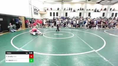 215 lbs Round Of 32 - Tyler Grady, Hingham vs Harlin Welch, Bristol-Plymouth/Coyle Cassidy