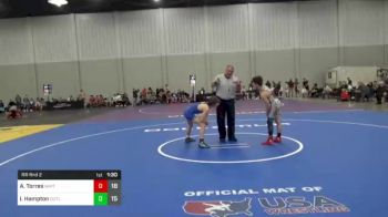 110 lbs Rr Rnd 2 - Ayden Torres, Whitted Trained vs Isaac Hampton, Oregon Outlaws