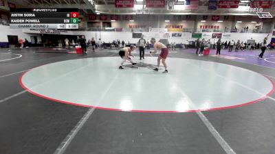 133 lbs Champ. Round 2 - Justin Soria, Indian Hill Community College vs Kaiden Powell, Central Missouri