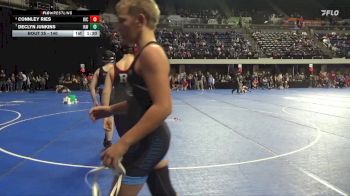 140 lbs Quarterfinal - Connley Ries, Riceville vs Declyn Junkins, Immortal Athletics WC