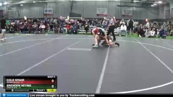 145 lbs Round 3 (4 Team) - Brenden Heying, Iowa Black vs Cole Spahr, Nebraska Red