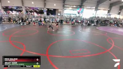 70 lbs Cons. Round 2 - Brady Hizer, Boneyard Wrestling Academy vs Miya Galaviz, MAAC Wrestling