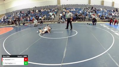 12U Boys - 92 lbs Champ. Round 1 - Ryder Ascherl, Bishop McCort High School Wrestling vs Tripp Farrington, Ohio