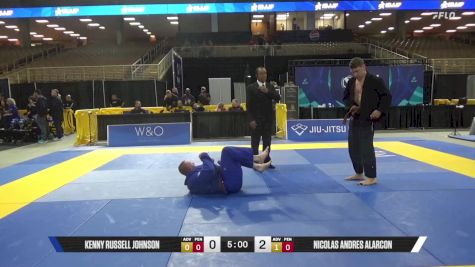 Nicolas Andres Alarcon vs Kenny Russell Johnson 2025 Pan Jiu Jitsu IBJJF Championship