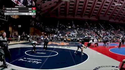 120-6A Champ. Round 1 - Isaac Santos, Camden County vs Sinai Hendrix, Collins Hill