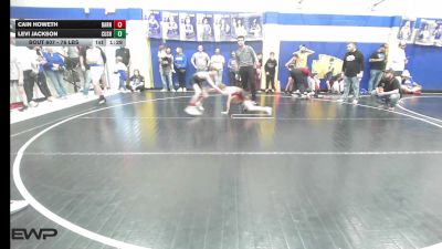76 lbs Rr Rnd 1 - Cain Howeth, Barnsdall Youth Wrestling vs Levi Jackson, Cushing Tigers