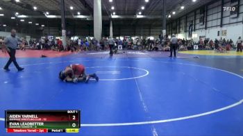 90 lbs Round 1 (4 Team) - Aiden Yarnell, RAMPAGE WRESTLING CLUB vs Evan Leadbetter, HANOVER HAWKEYE