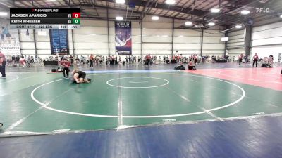120 lbs Consi Of 32 #2 - Jackson Aparicio, VA vs Keith Wheeler, GA