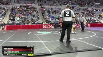 106 lbs Semifinal - Julianna Ocampo, New Haven vs Rex Moore, Manchester