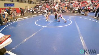 43-51 lbs Semifinal - Brinley Carter, Bartlesville Wrestling Club vs Mackenzie Pacheco, Prairie Grove Youth Wrestling