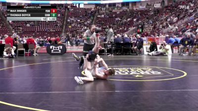 114 lbs First Round - Max Dinges, Penns Valley vs Thomas Boyce, Conwell Egan