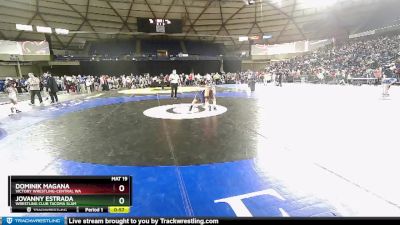 108 lbs Champ. Round 2 - Dominik Magana, Victory Wrestling-Central WA vs Jovanny Estrada, Wrestling Club Tacoma Slam