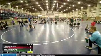 100 lbs Semis & Wb (16 Team) - Kayden Hanlon, Gold Rush Wrestling vs Lincoln Steele, Idaho 1