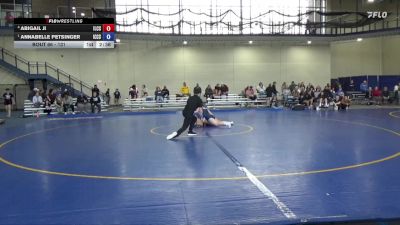 131 lbs Semifinal - Annabelle Petsinger, Iowa Central Community College vs Abigail Ji, Iowa Lakes CC