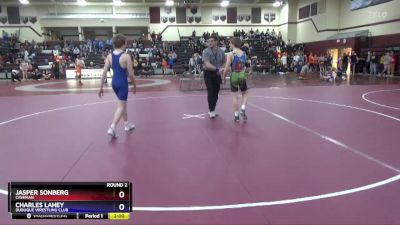 16U-4 lbs Round 2 - Jasper Sonberg, Caveman vs Charles Lahey, Dubuque Wrestling Club