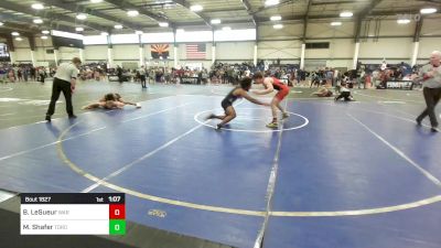 150 lbs Quarterfinal - Brody LeSueur, WAR Wrestling Club vs Makeen Shafer, Torotech