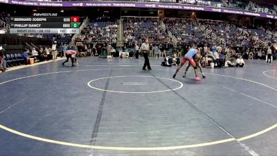 2A 132 lbs Cons. Round 1 - Phillip Dancy, North Wilkes High School vs Bernard Joseph, Greene Central High School