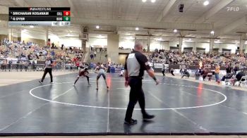 AA 106 lbs Semifinal - Sricharan Kosanam, Collierville High School vs Q Dyer, Bradley Central High School