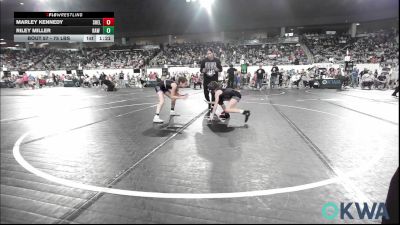 75 lbs Quarterfinal - Marley Kennedy, Shelton Wrestling Academy vs Riley Miller, Raw Wrestling Club
