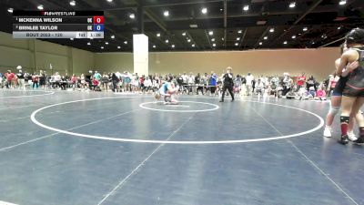 125 lbs 3rd Place Match - Lindlee Hubbard, OK vs Addilyn Masters, KS