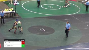 157 lbs 5th Place - Chaney Lewis, Woodland Hills vs Carter Durst, Berlin