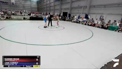 94 lbs 2nd Wrestleback (16 Team) - Gunner Mease, South Carolina vs Cade Sursely, Minnesota Red