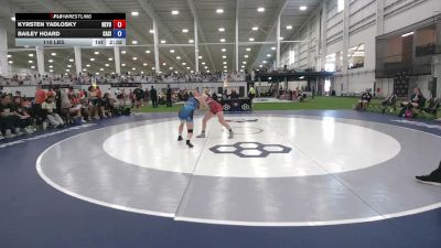 110 lbs Kyrsten Yadlosky, New York vs Bailey Hoard, California Silver