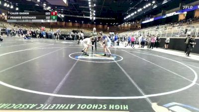 215 lbs Champ. Round 3 - Caleb Gaskin, Camden County vs Frankie Stathakis, Eastside