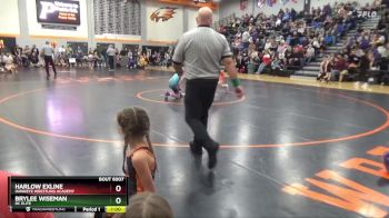 B-3 lbs Quarterfinal - Harlow Exline, Hawkeye Wrestling Academy vs Brylee Wiseman, DC Elite