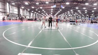 126 lbs Rr Rnd 2 - KAHLEN KUDDIE, Combat Athletics Girls vs Lina Lingo, The Fort Hammers