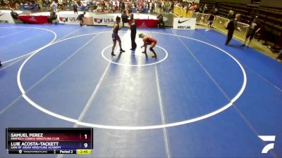 65 lbs Round 2 - Madeline Merideth, Somar Wrestling Club vs Bella Llamas, California