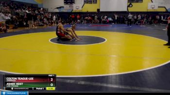 165 lbs Cons. Round 3 - Colton Teague-Lee, Lindbergh vs Asher Heist, Lake Stevens