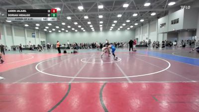 120 lbs Consi Of 8 #1 - Aiden Jalajel, OK vs Dorian Hidalgo, NY