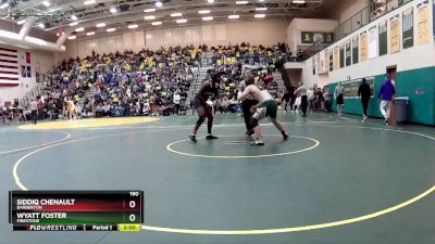 190 lbs Champ. Round 2 - Siddiq Chenault, BARBERTON vs Wyatt Foster, FIRESTONE